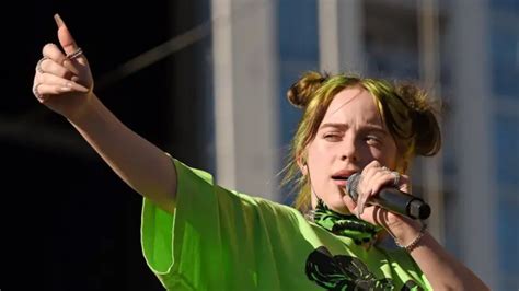 bailey eilish|Billie Eilish: me sinto mais poderosa quando me sinto。